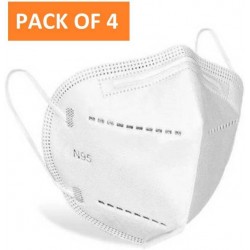 N95 Masks - Premium Range | N95 Facemask |  Pack of 4