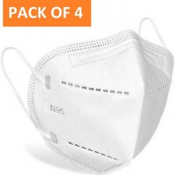 N95 Masks - Premium Range | N95 Facemask |  Pack of 4